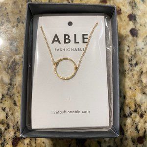 Live Fashionable Circle Necklace